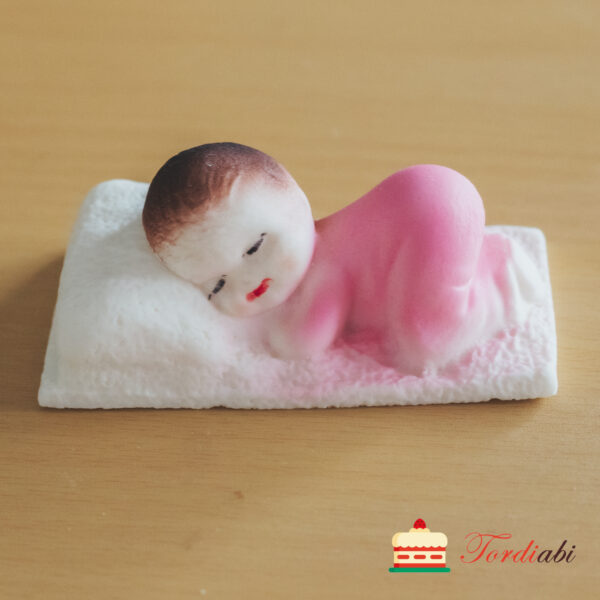 Tordiabi suhkrumassist tordikaunistus magav laps roosa