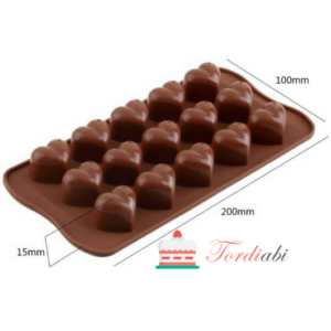 Tordiabi silikoonvorm südamed