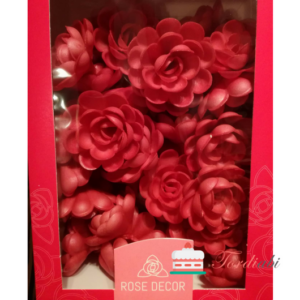 Tordiabi vahvlidekoor punased roosid