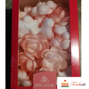 Tordiabi roosad varjundiga vahvliroosid 25tk