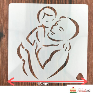 Tordiabi šabloon isa lapsega