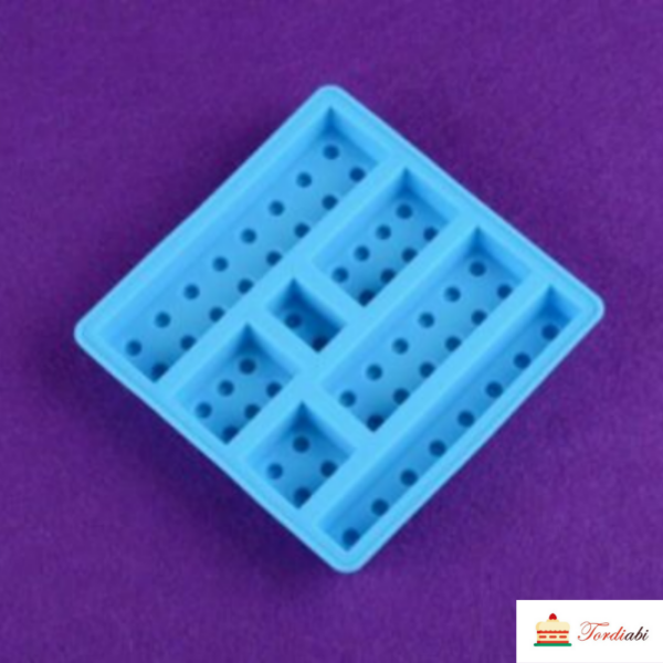 Silikoonvorm - lego, mõõdud 8,2 x 14,6 cm  x 1,2 cm - Image 2