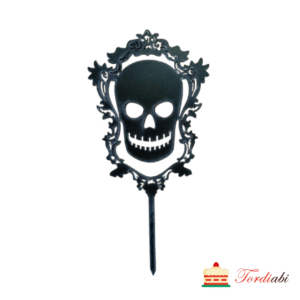 Halloweeni topper pealuuga 16 x 8 cm