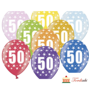 Tordiabi õhupallid number 50