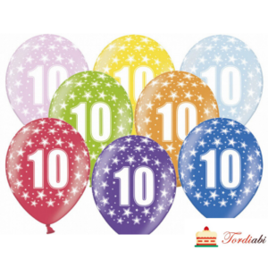Tordiabi õhupallid number kümme