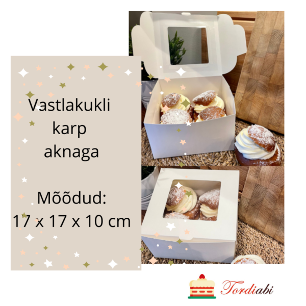 Tordiabi Vastlakukli karp 17 x 17 x 10 cm