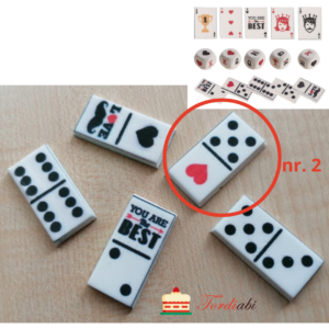 Tordiabi suhkrudekoor mängurile domino klots nr. 2