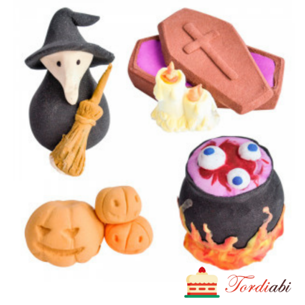 Tordiabi suhkrudekoorid Halloweeniks 4 osa kirst,vaim, katel kõrvitsad