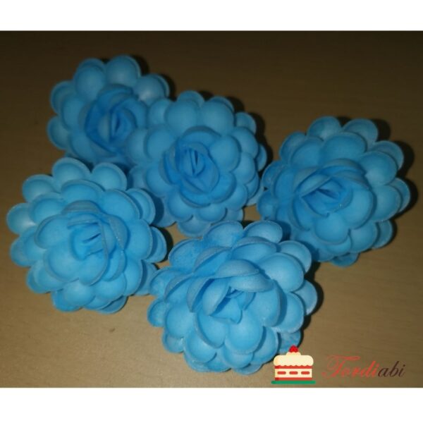 Tordiabi vahvlidekoor sinised suured roosid 5 tk