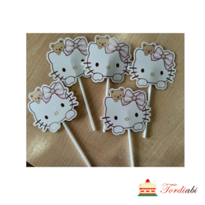 Tordi/ koogi topperid, HELLO KITTY - 5 tk
