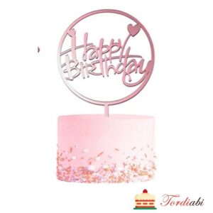Tordiabi topper happy birthday roosa ringi sees südametega