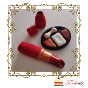 Tordiabi meigikomplekt kosmeetikakomplekt 3 osa punane
