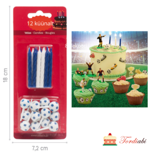Tordiabi jalgpalli teemalised tordiküünlad