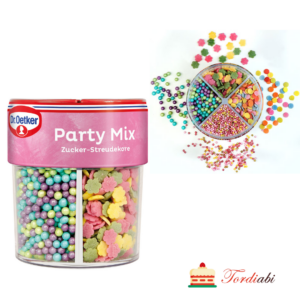 Tordiabi suhkrupärlid dekoorid party mix