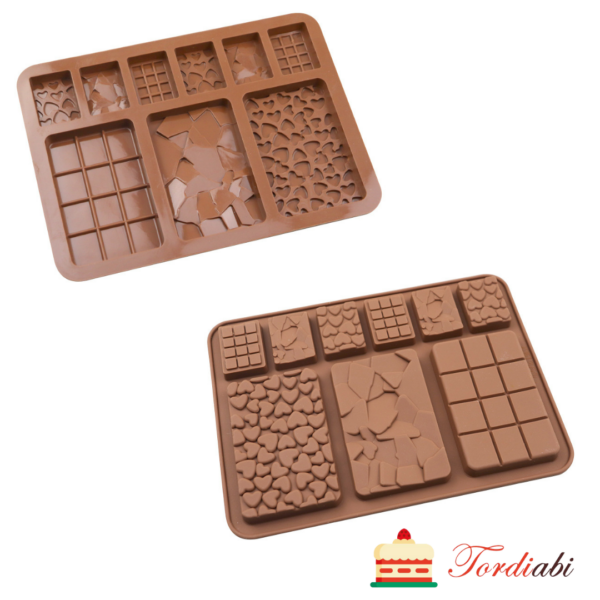 Tordiabi silikoonist šokolaaditahvlite vorm