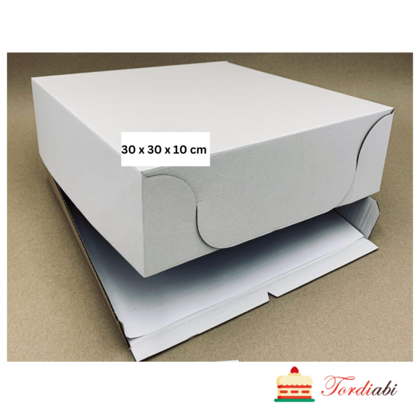 tordiabi valge tordikarp 30x30x10 cm