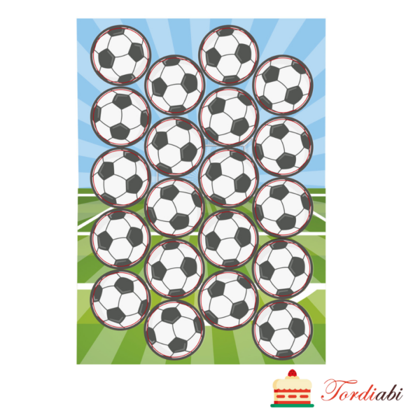 Tordiabi jalgpalli logod vahvlilehel