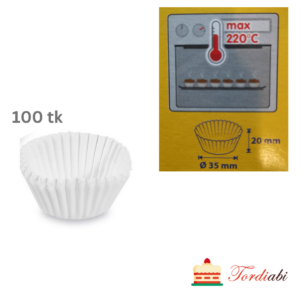 Tordiabi mini-muffinivormid 20x35 100 tk