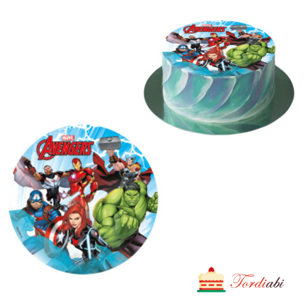 Tordiabi Avengerid tordipilt 15,5 cm