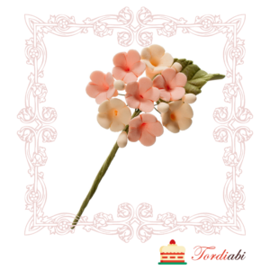 Tordiabi lillekimp roosad ja kreemikad hortensiad suhkrudekoor