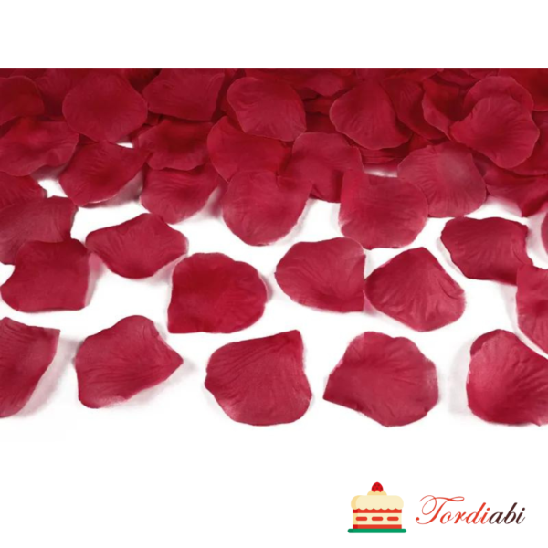 Tordiabi punased roosi kroonlehed 100 tk
