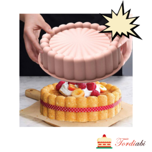 Tordiabi charlotte´i koogivorm silikoonvorm