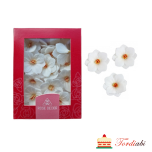 Tordiabi vahvlidekoorid valged hortensiad karp