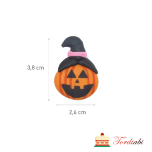 Tordiabi Halloweeni 2D suhkrudekoor kõrvits kaabuga