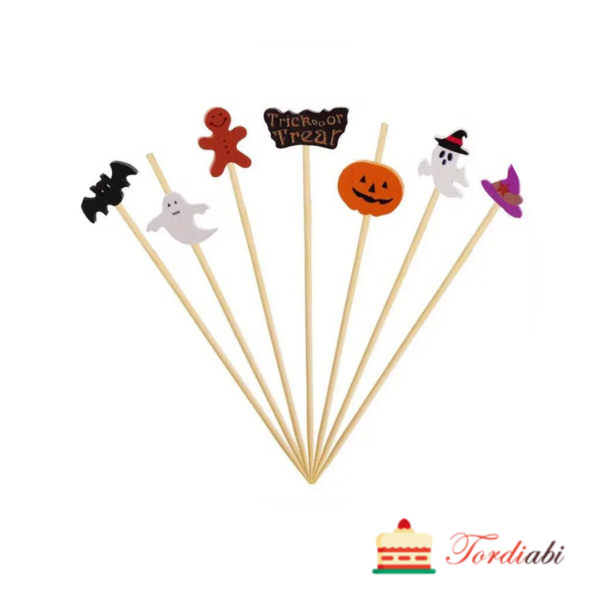 Tordiabi Halloweeni puidust topperid