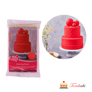 Tordiabi punane suhkrumass katmiseks FunCakes 500 g