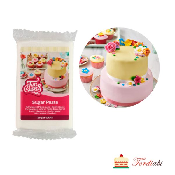 Tordiabi valge suhkrumass Bright white FunCakes