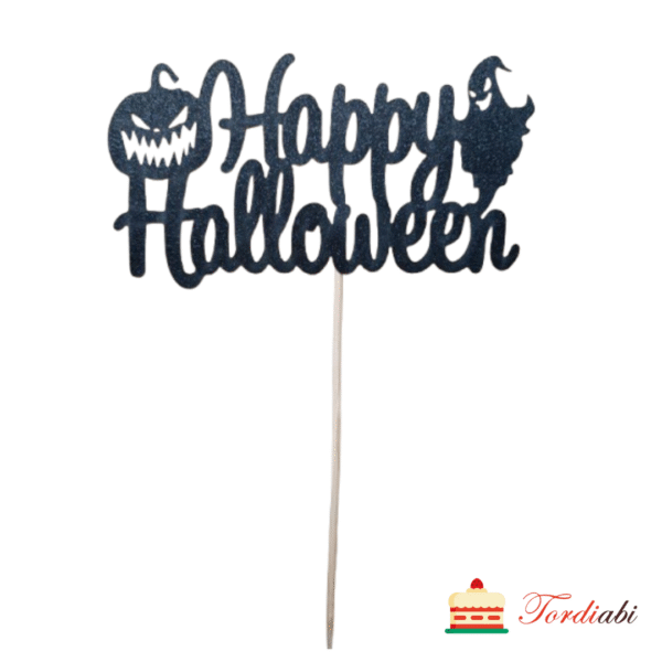 Halloweeni tordi topper HAPPY HALLOWEEN