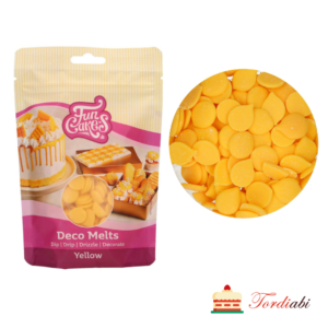 Tordiabi kollased sulatusglasuuri nööbid funcakes 250 g