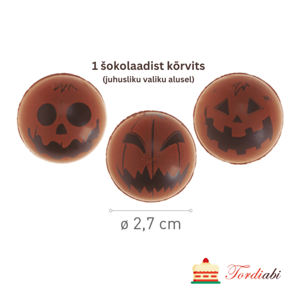 Tordiabi šokolaadidekoor halloweeni kõrvits