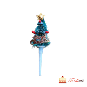 MERRY CHRISTMAS topper, jõulukuusk (mittesöödav)