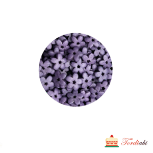 Tordiabi lillad pisikesed lillekesed suhkrupuiste ilupuru 50 g