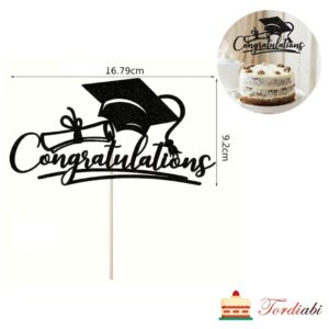 Tordiabi topper kooli lõpetajele CONGRATULATIONS