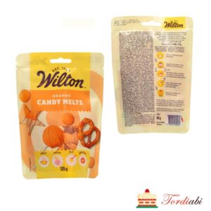 Tordiabi oranzhid sokolaadiglasuuri nööbid wilton
