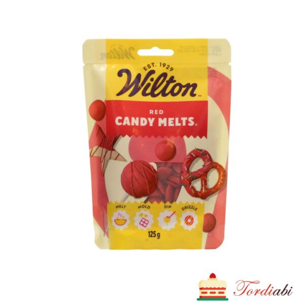 Tordiabi punased sulatusglasuuri nööbid wilton 125 g