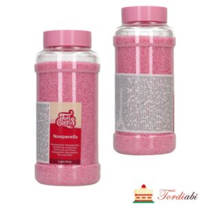 Tordiabi roosad nonparellid funcakes