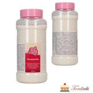 Tordiabi valged nonparellid funcakes