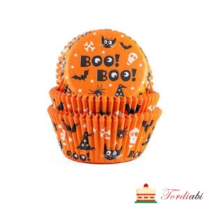 Tordiabi Halloweeni muffinivormid oranzid