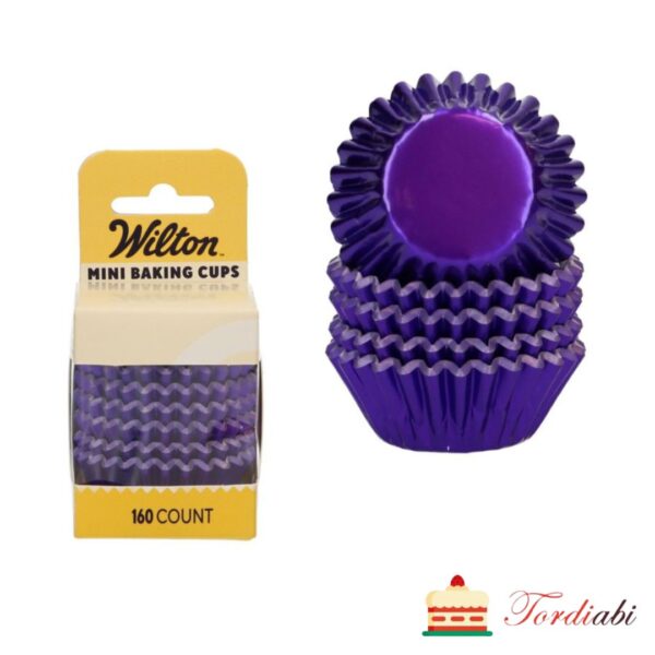 Tordiabi lillad läikivad mini küpsetusvormid wilton