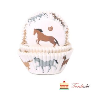 Tordiabi muffinivormid hobustega 50 tk