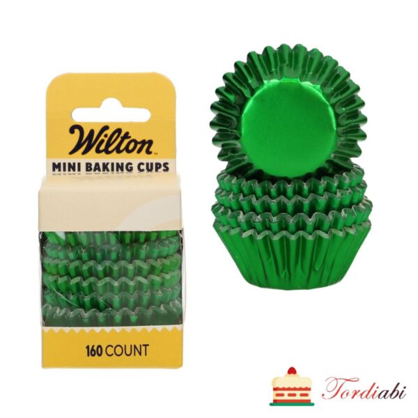 Tordiabi rohelised läikivad mini küpsetusvormid wilton