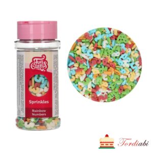 Tordiabi suhkrust ilupuru puiste numbrid FunCakes