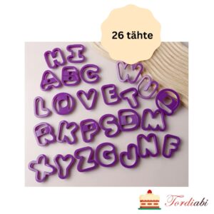 Tordiabi tähevormid plastmassist küpsiselõikurid