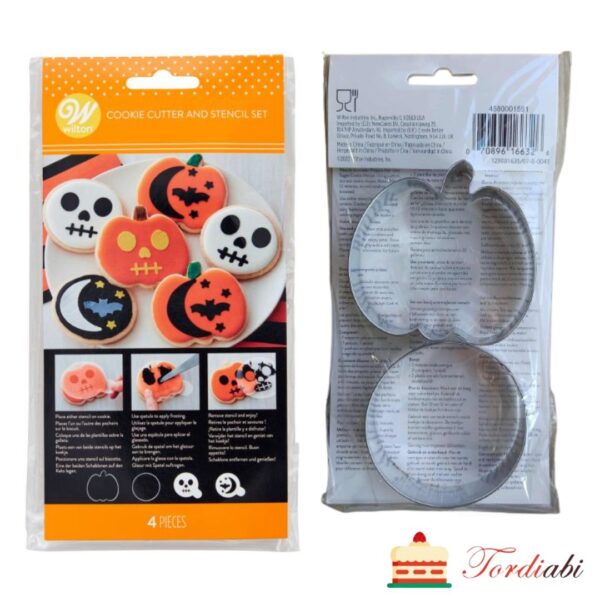 Tordiabi Halloweeni lõikurid ja sabloonid wilton