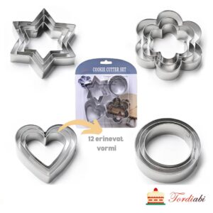 Tordiabi metallvormide komplekt 12 tk