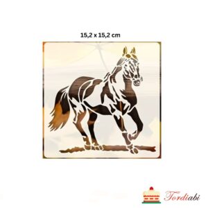 Tordiabi sabloon galoppiva hobusega